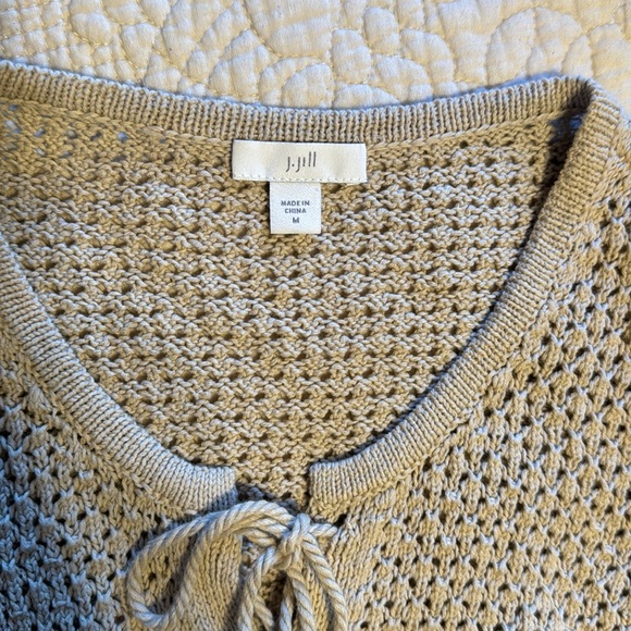 J.Jill cotton sweater in like new condition - Picture 3 of 9